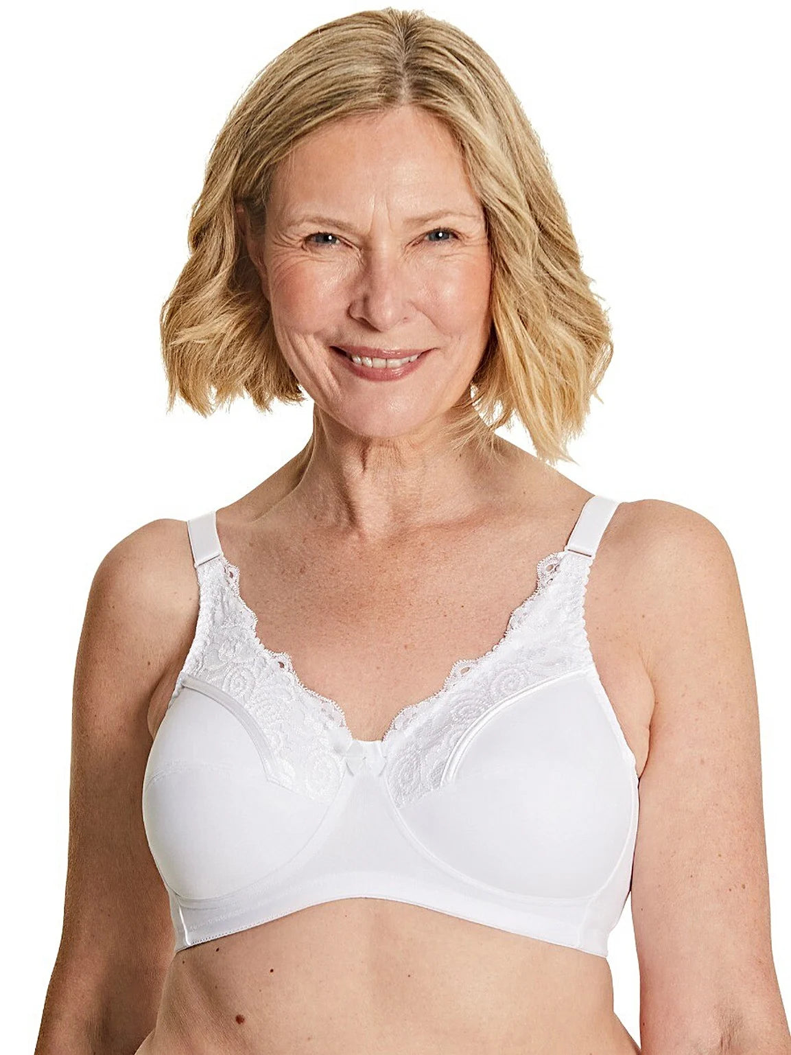 Royce - Jasmine Wirefree Bra - White