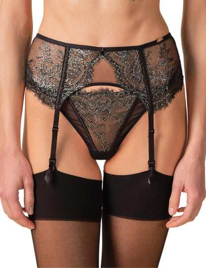 GOSSARD - Gossard VIP Intrigue Suspender - In Black