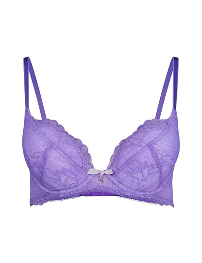 GOSSARD - SUPERBOOST PADDED PLUNGE BRA IN purple hebe