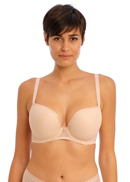 FREYA - Tailored Moulded Plunge T-shirt Bra in Natural Beige