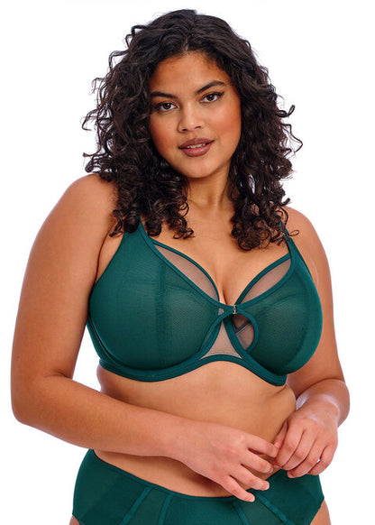 ELOMI - KINTAI PLUNGE BRA IN DEEP TEAL