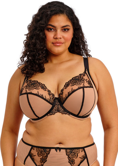 ELOMI - Teagan Cafe Au Lait Uw Plunge Bra