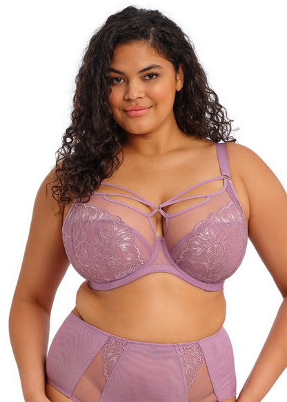 ELOMI - Brianna Uw Plunge Bra in Heather