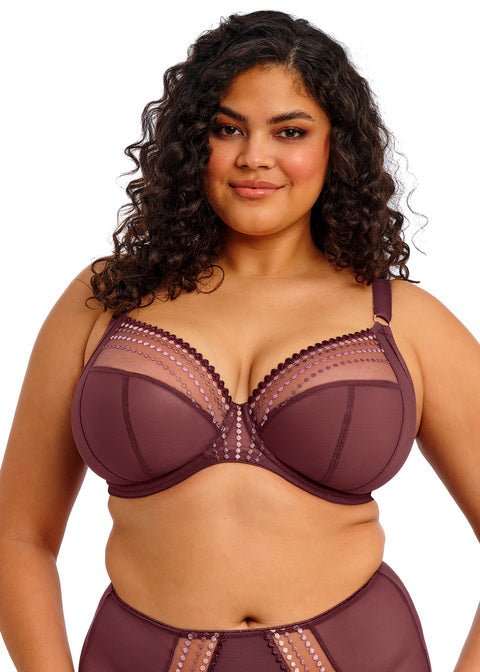 ELOMI - Matilda Sugarplum Uw Plunge Bra in Sugarplum