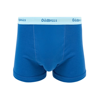 Oddballs - Glacier - Mens Cotton Boxer Shorts