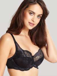 PANACHE - CLARA FULL CUP IN BLACK AND CHARCOAL