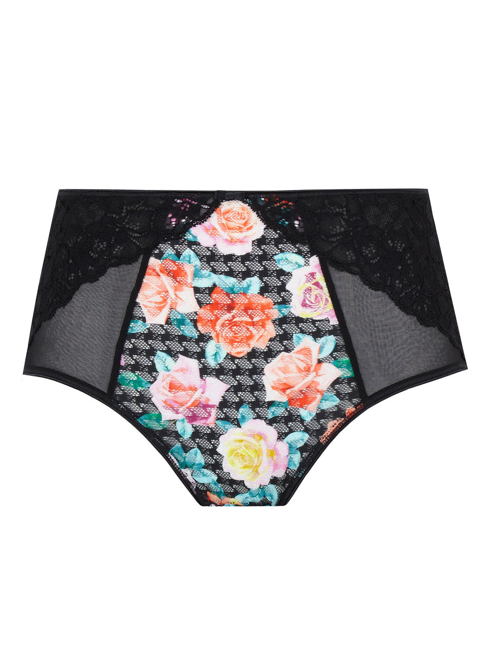 PANACHE - Envy deep brief in Black Rose