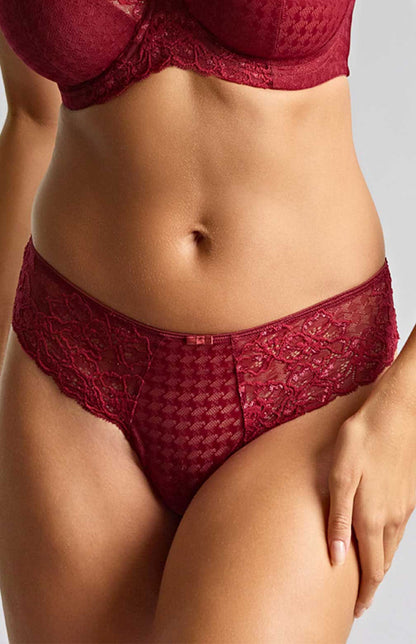 PANACHE - ENVY thong IN sparkling cherry