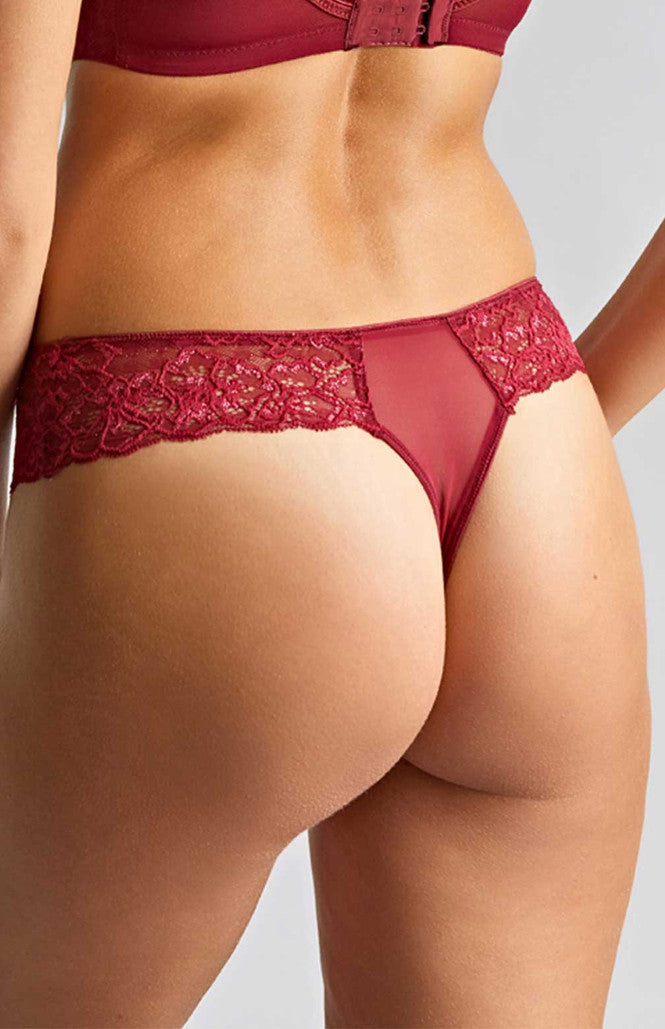 PANACHE - ENVY thong IN sparkling cherry