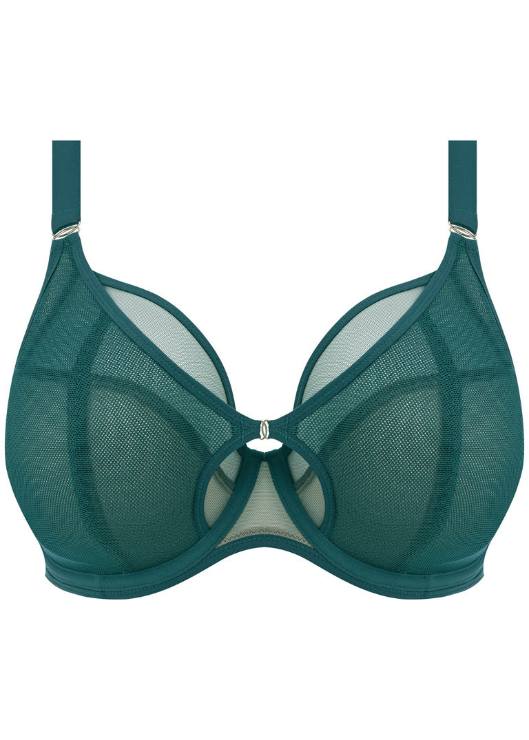 ELOMI - KINTAI PLUNGE BRA IN DEEP TEAL