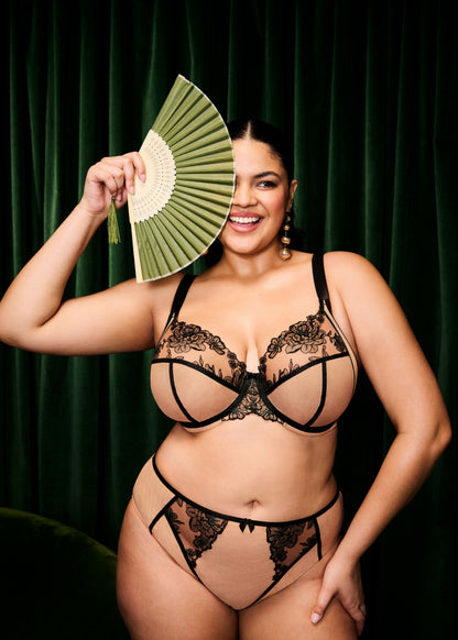 Elomi - Teagan Cafe Au Lait High Leg Brief