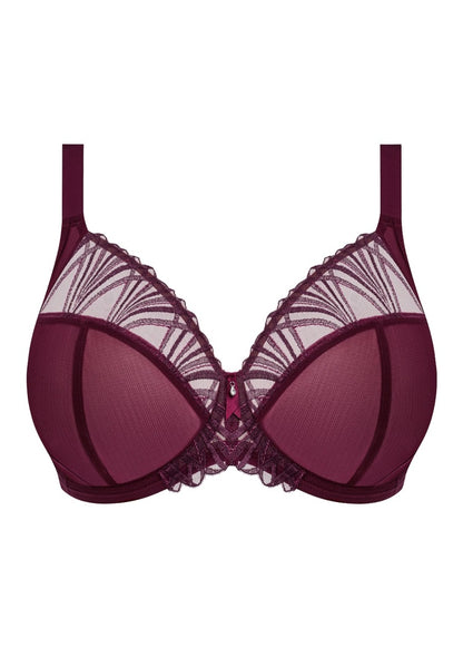 ELOMI - Reja Plunge Bra in fig