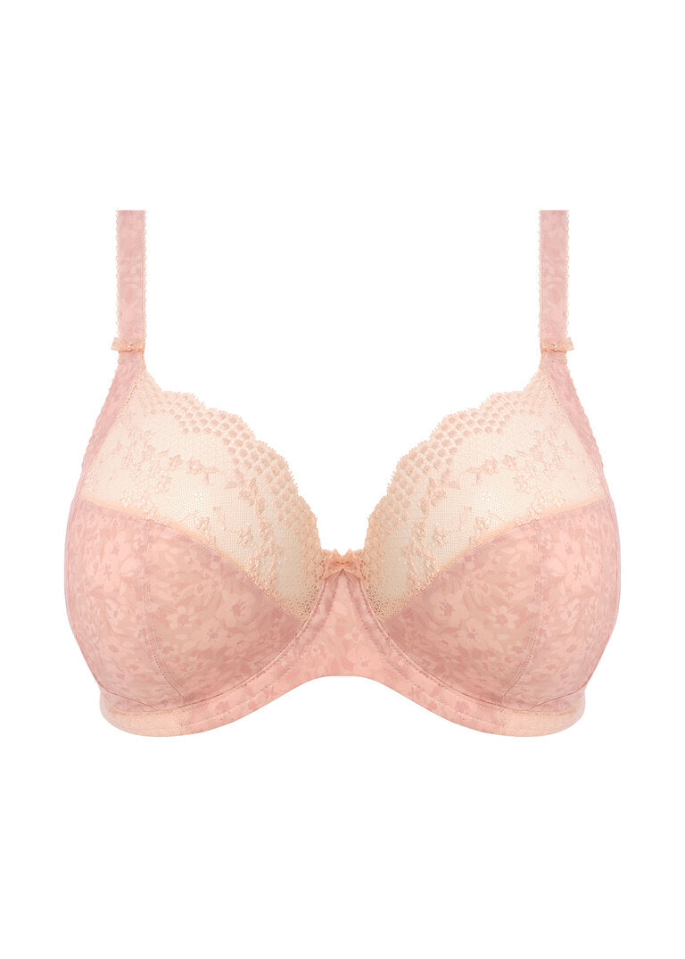 ELOMI - Lucie Pale Blush Uw Plunge Bra - Stretch