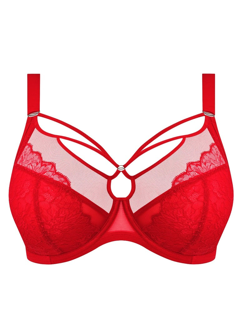 ELOMI - Brianna Uw Plunge Bra in Haute Red