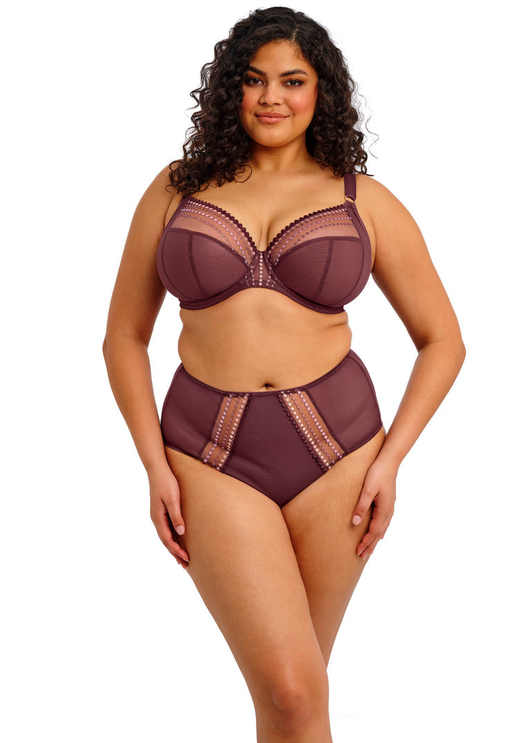 ELOMI - Matilda Sugarplum Uw Plunge Bra in Sugarplum