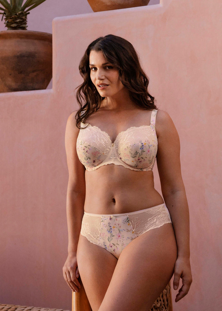 Pippa Uw Side Support Bra in Summer Garden