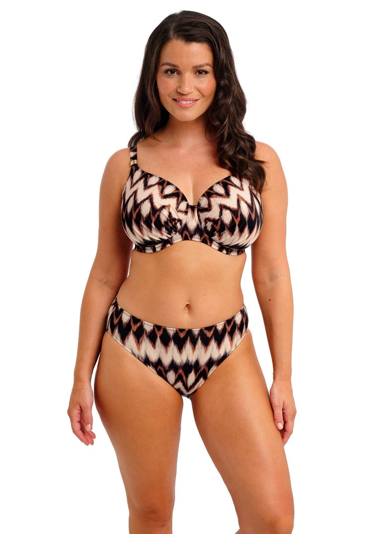FANTASIE - Sabana Gathered Full Cup Bikini Top in Copper Tint