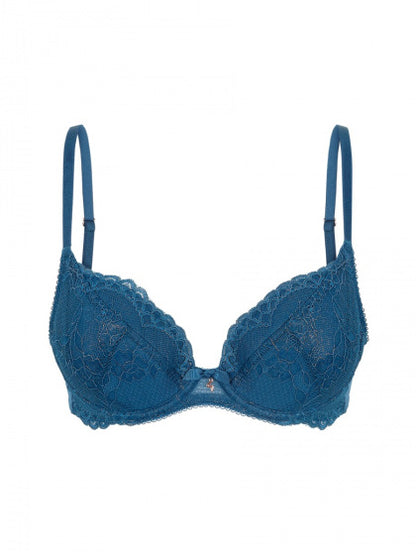 GOSSARD - SUPERBOOST PADDED PLUNGE BRA IN deep teal