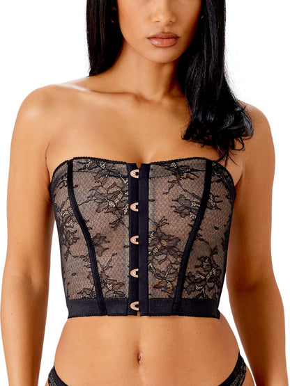 GOSSARD - VIP Retrolution Corset Top - Black