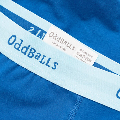 Oddballs - Glacier - Mens Cotton Boxer Shorts