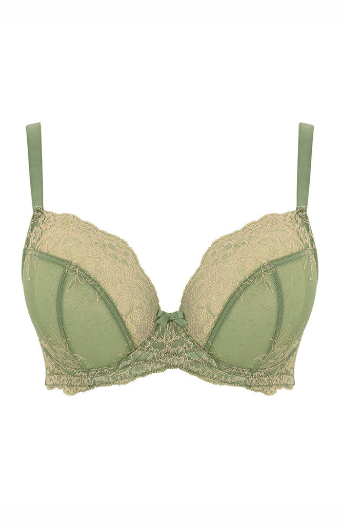 PANACHE - ANA PLUNGE BRA IN Sage/Sand