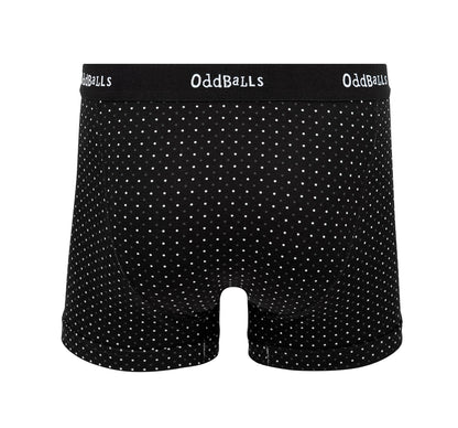 Oddballs -Grapes - Classic Polka Dot - Mens Cotton Boxer Shorts