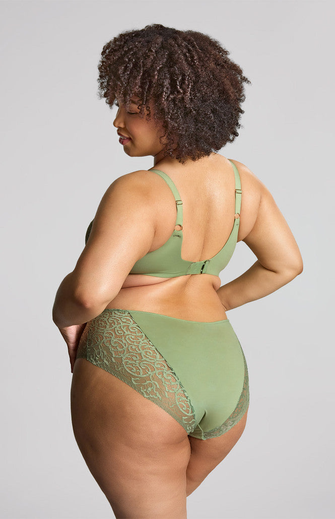 SCULPTRESSE - ESTEL HIGH WAIST BRIEF IN SAGE