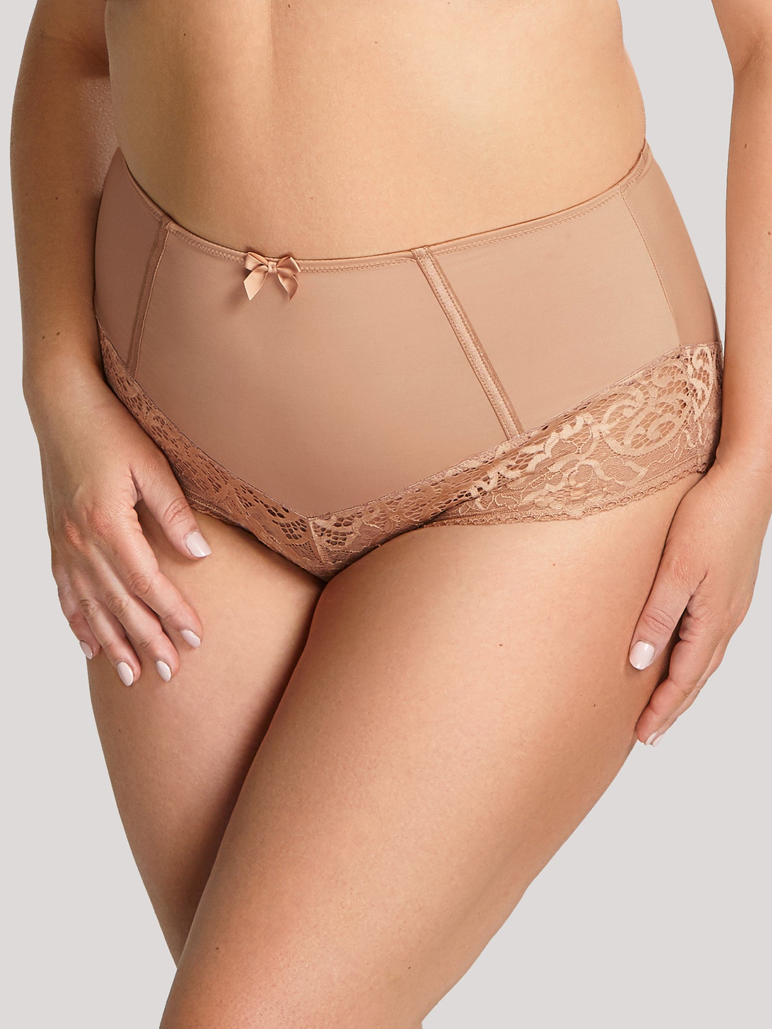 SCULPTRESSE - ESTEL HIGH WAIST BRIEF IN HONEY