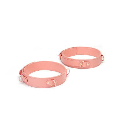 ANON SECRETS - Pink Dream LEATHER THIGH CUFFS
