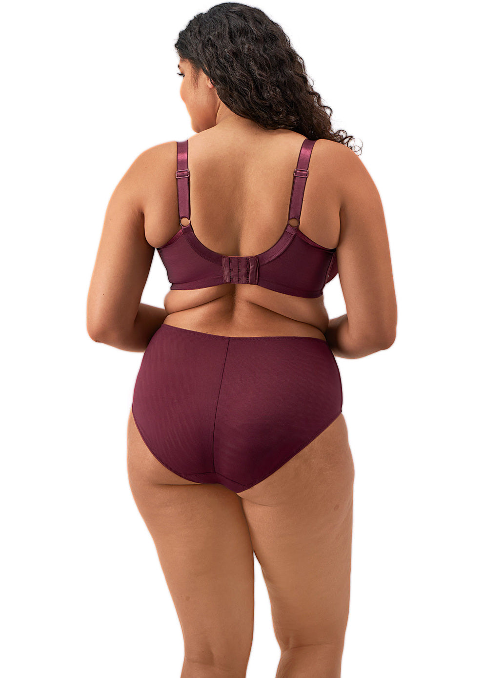 ELOMI - SACHI PLUNGE BRA IN CABERNET