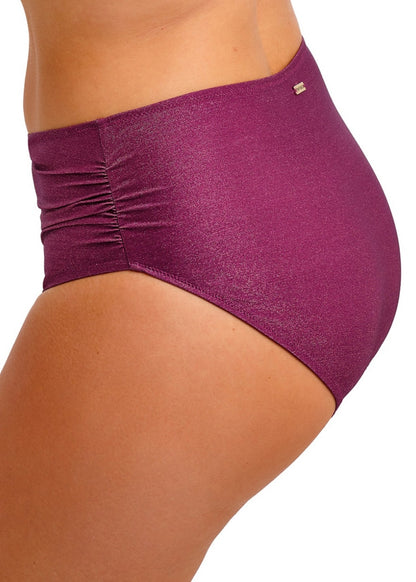 FANTASIE - Paros Coast Full Bikini Brief in Berry Shimmer