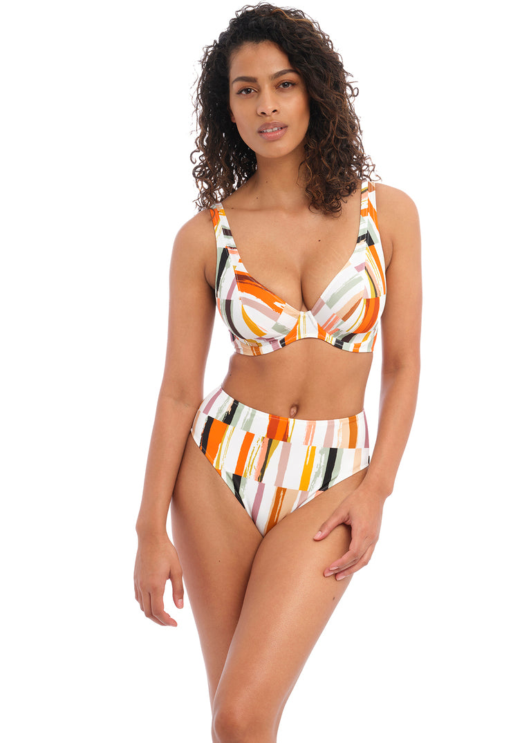 FREYA - SHELL ISLAND HIGH APEX BIKINI TOP