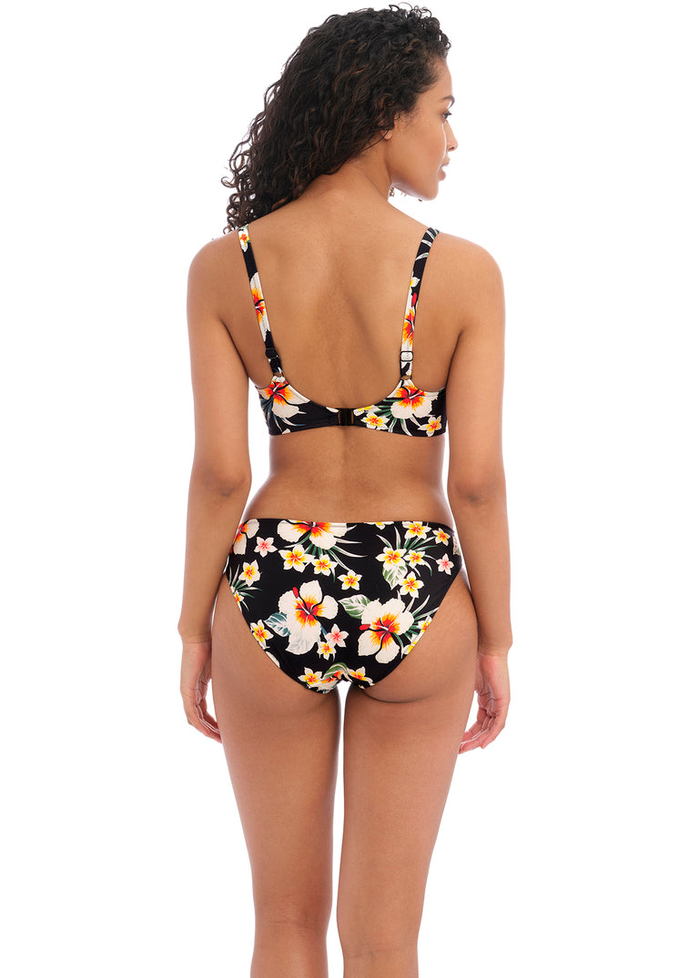 FREYA - HAVANA SUNRISE SWEETHEART BIKINI TOP IN BLACK FLORAL