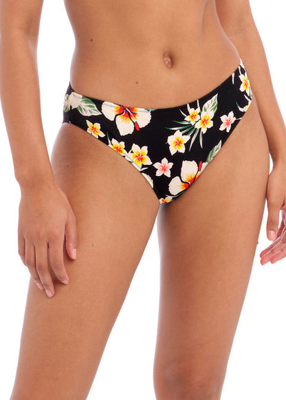 FREYA - HAVANA SUNRISE BIKINI BRIEF IN BLACK FLORAL