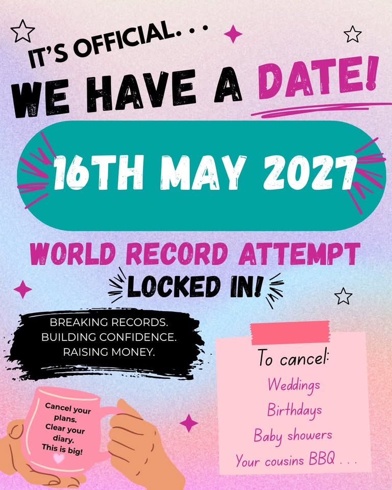 Anon Lingerie World Record Attempt