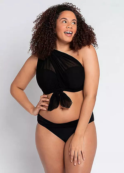 CURVY KATE - Wrapsody Bandeau Bikini Top Strapless Multiway Bikini in Black