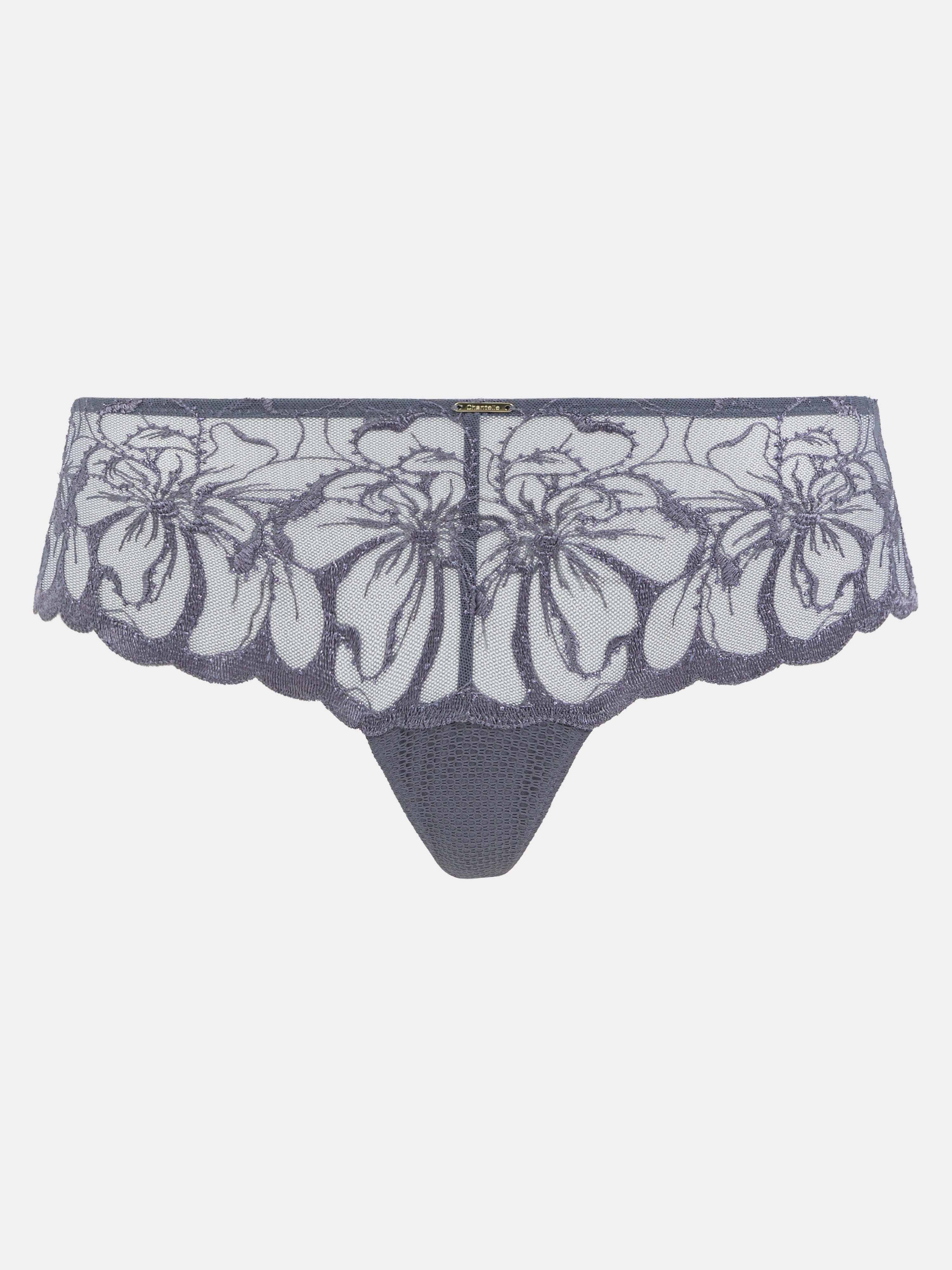 Chantelle - FLEURS REVEALING SHORTY in fancy grey