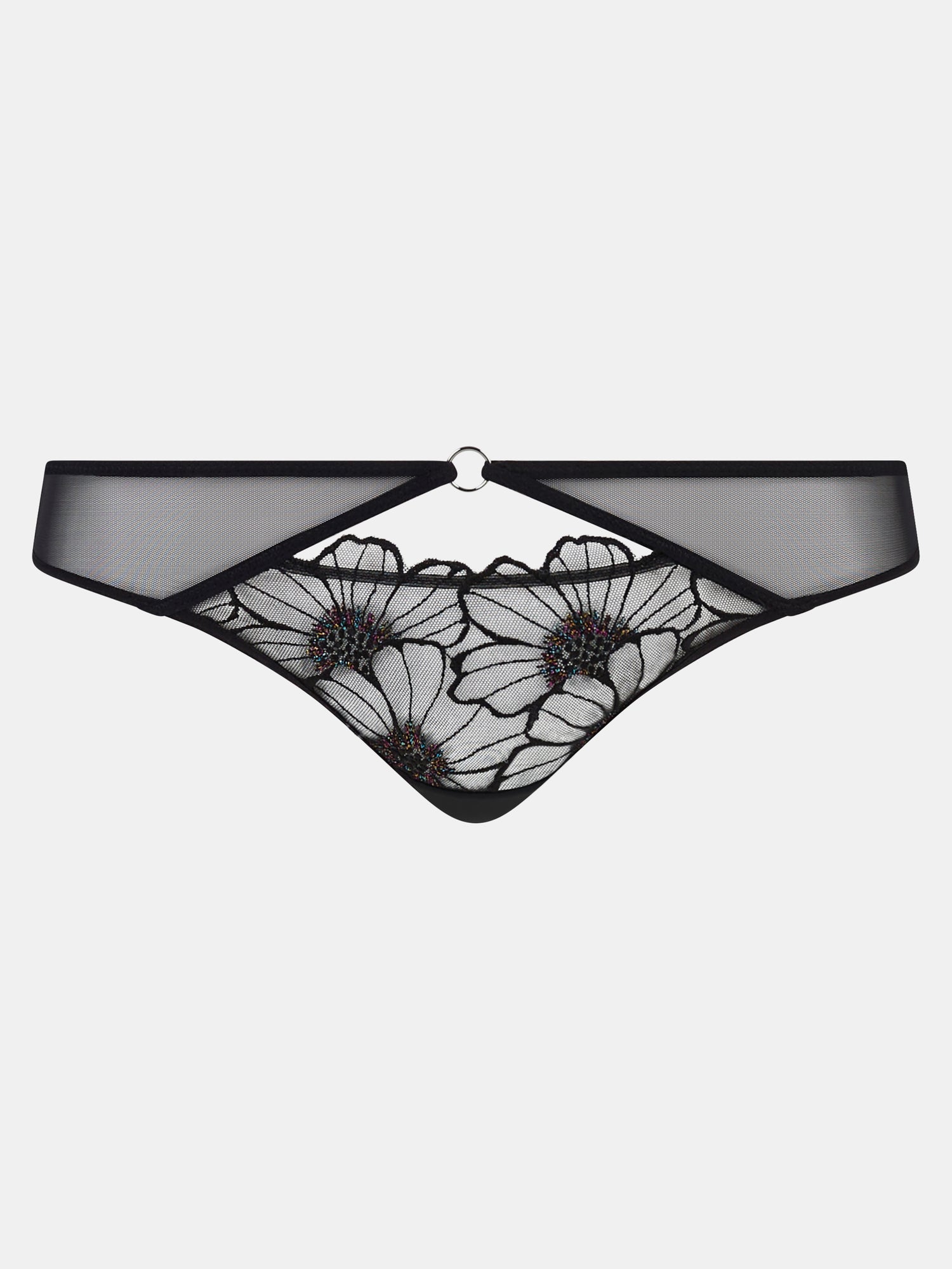 Chantelle - Lush brief in Festive Black