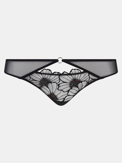 Chantelle - Lush brief in Festive Black