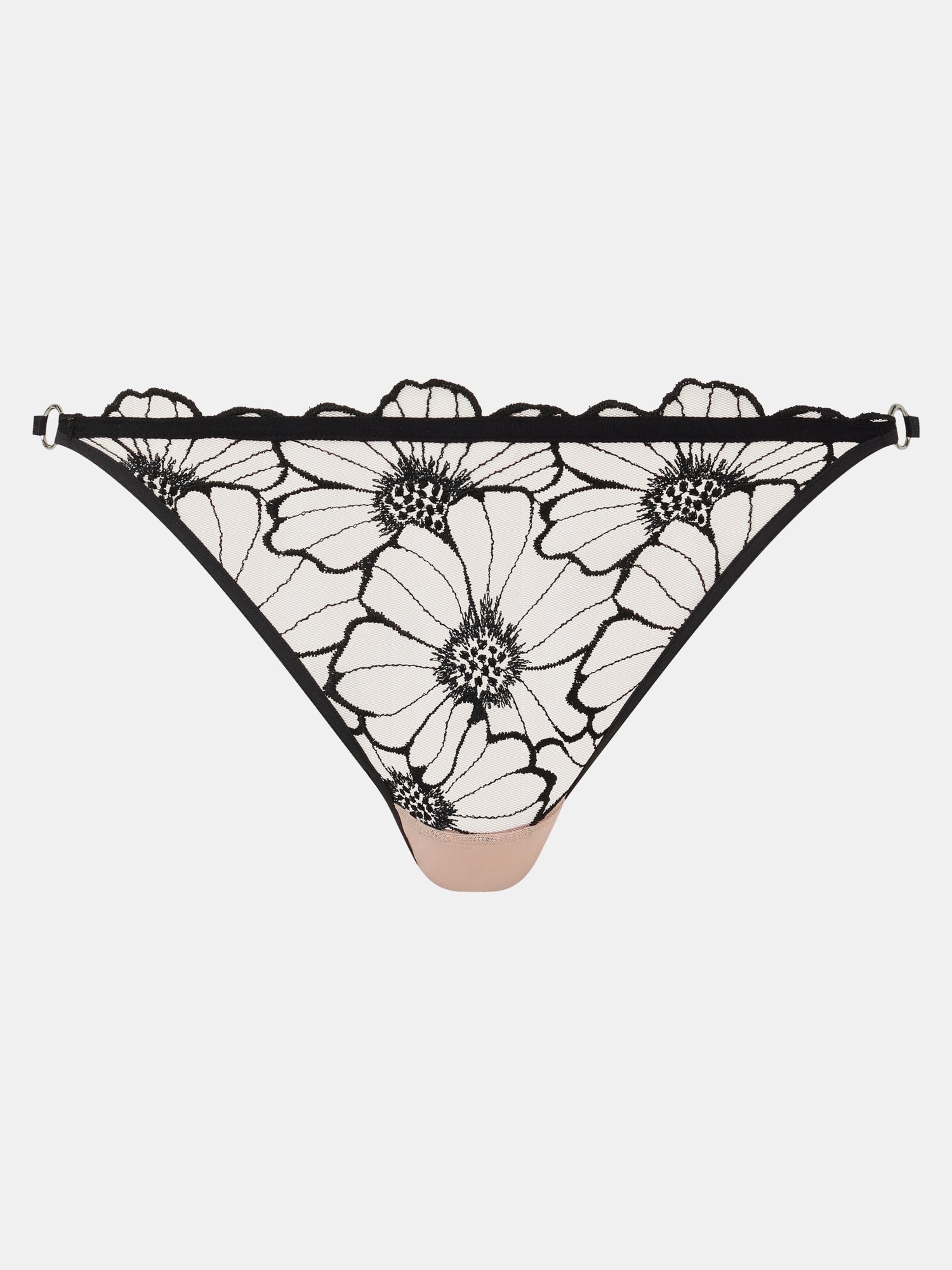 Chantelle - Lush thong in Festive Black