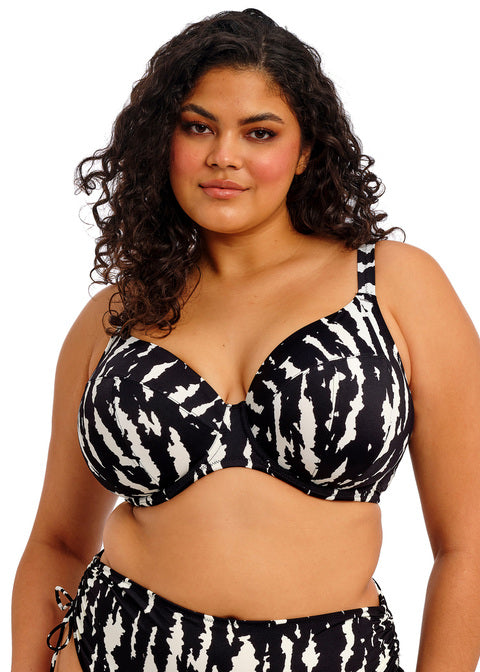 Elomi - Echo Shell Plunge Bikini Top in Black