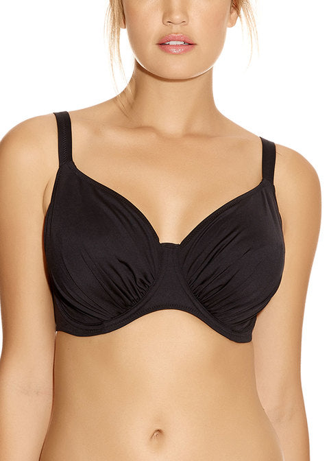 FANTASIE - Versailles Full Cup Bikini Top in Black