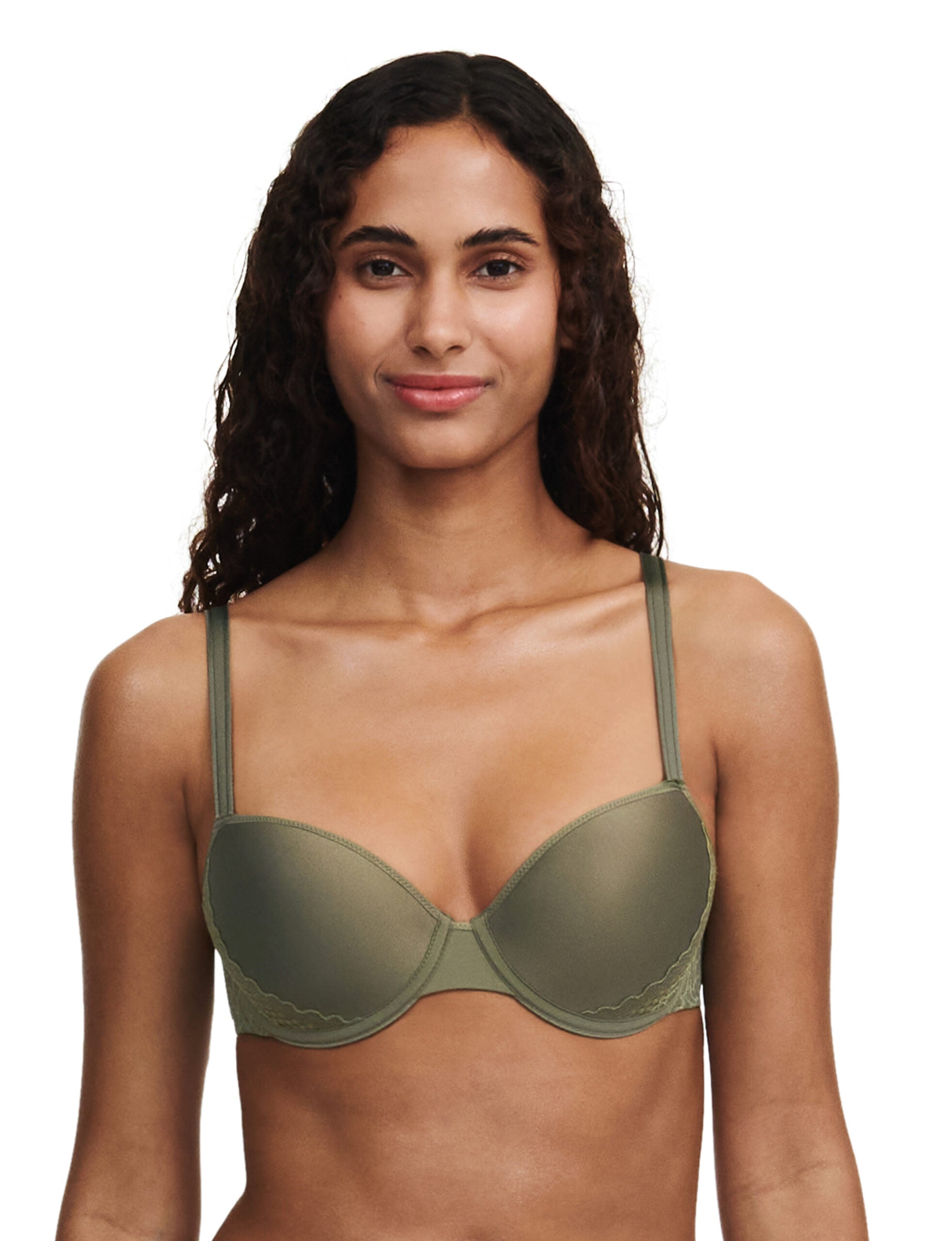 PASSIONATA - PILA HALF CUP BRA IN KHAKI