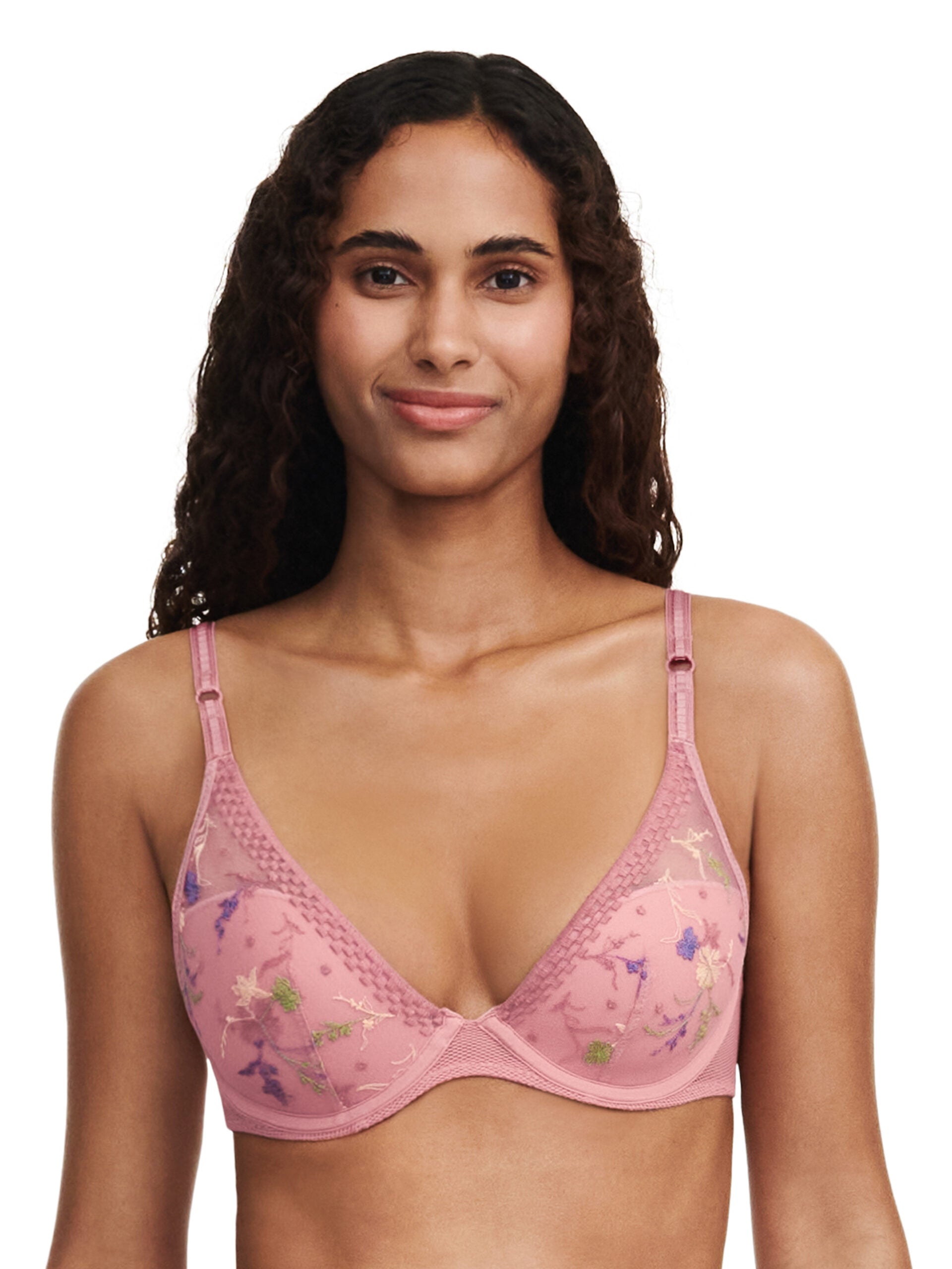 PASSIONATA - SUZY PLUNGE BRA IN ROSEWOOD