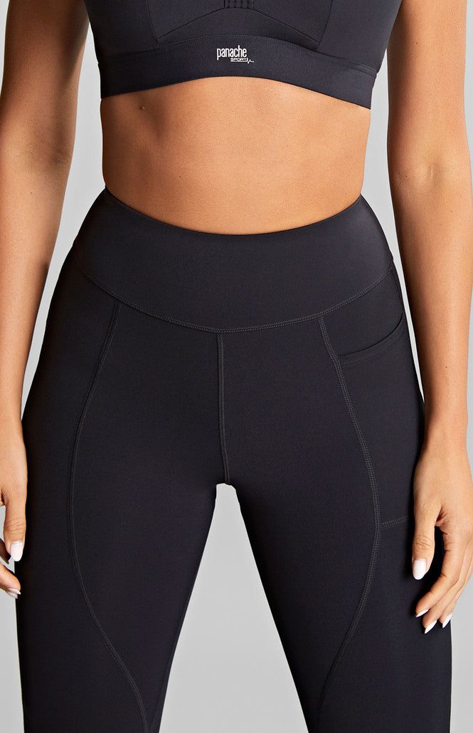 PANACHE - ULTRA ADAPT SPORTS LEGGINGS IN BLACK