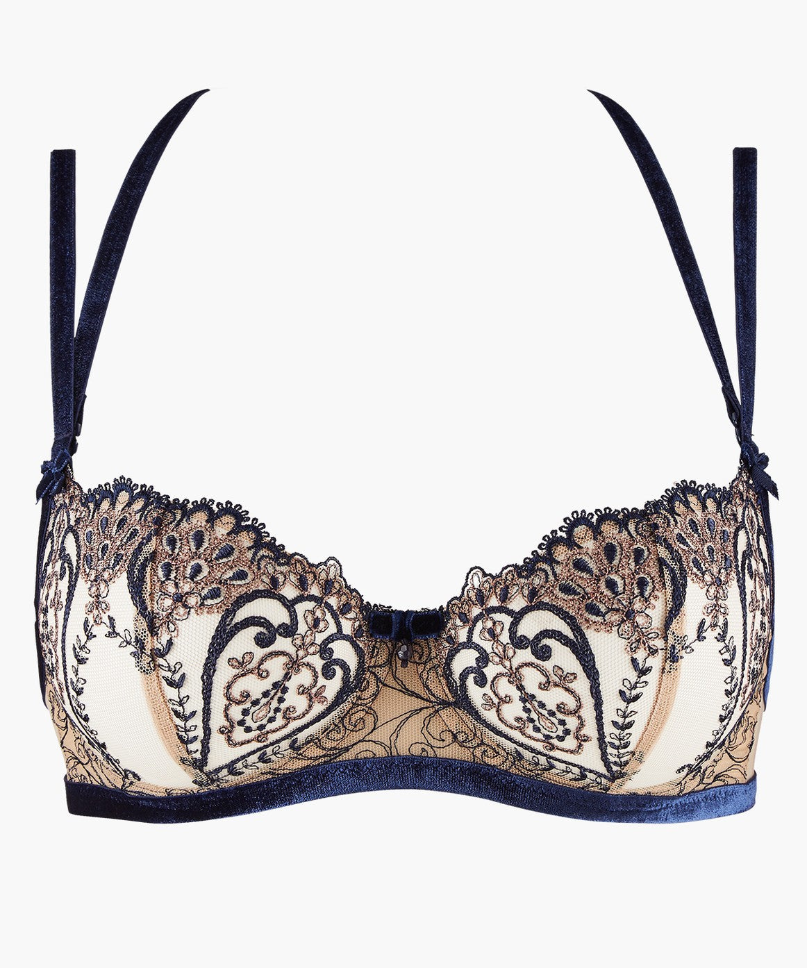 Aubade - CŒURS ENLACÉS Half cup bra in nightfall