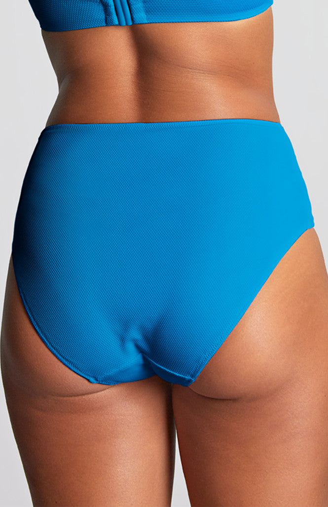 PANACHE - Jennifer High Waist Bikini Bottoms in Aurora Blue
