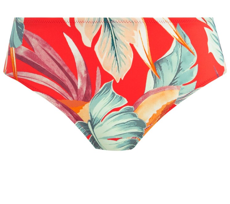 FANTASIE - BAMBOO GROVE MID RISE BIKINI BRIEF IN HOT CHILLI