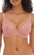 FREYA - TAILORED HIGH APEX PLUNGE BRA IN ASH ROSE