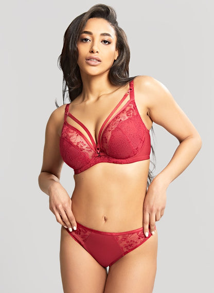 PANACHE - YASMIN BRIEF IN RUBY